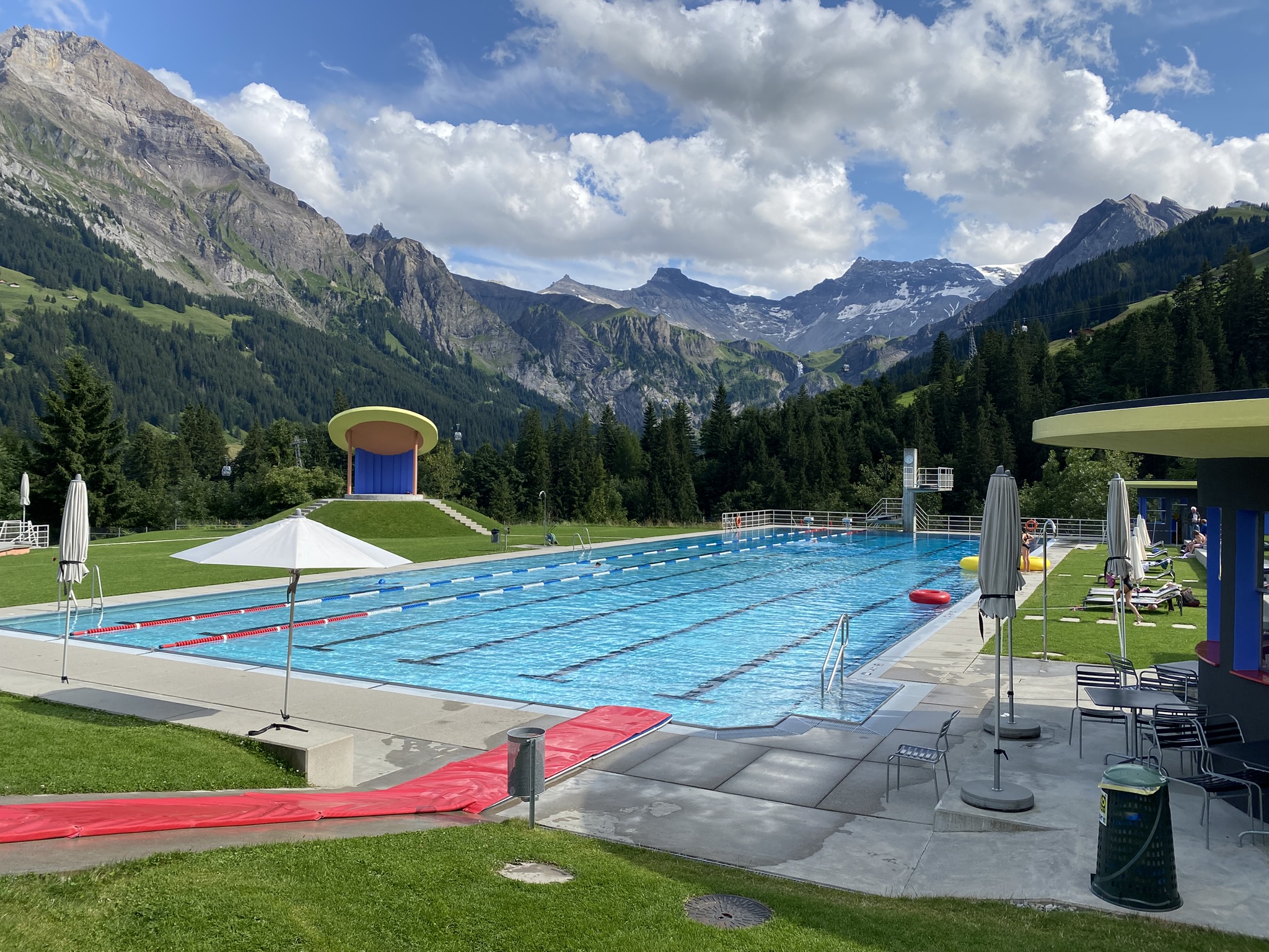 die Panoramabadi in Adelboden